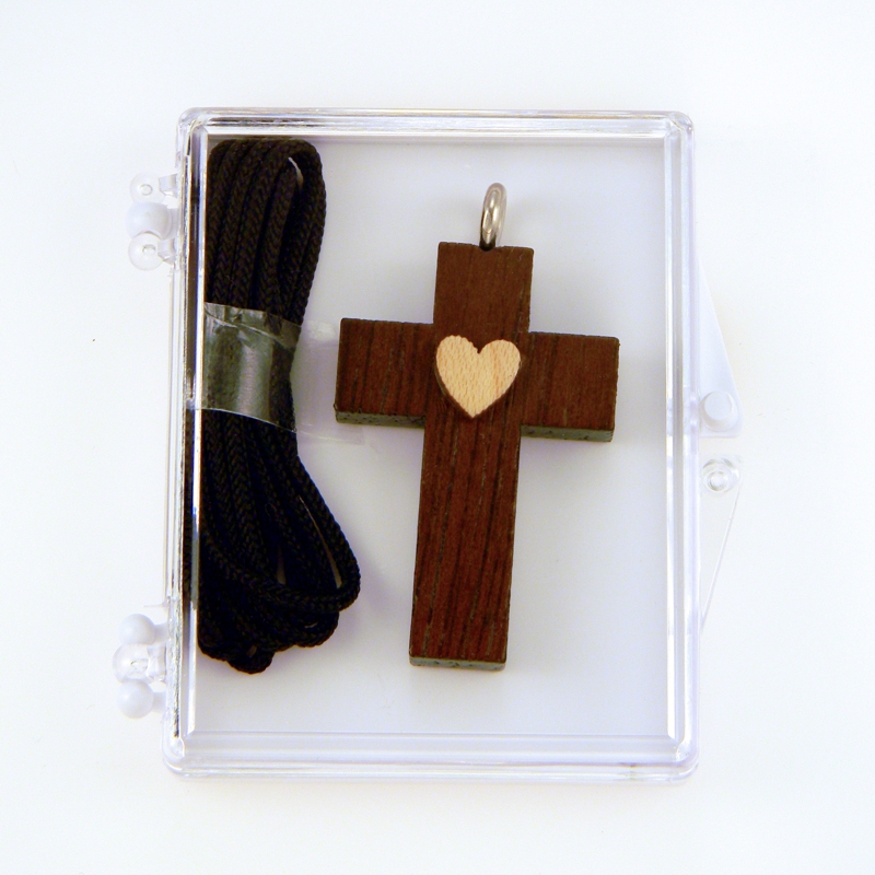 27H - Croix en bois, Coeur