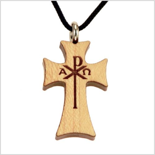31S - Croix en bois, alpha et oméga
