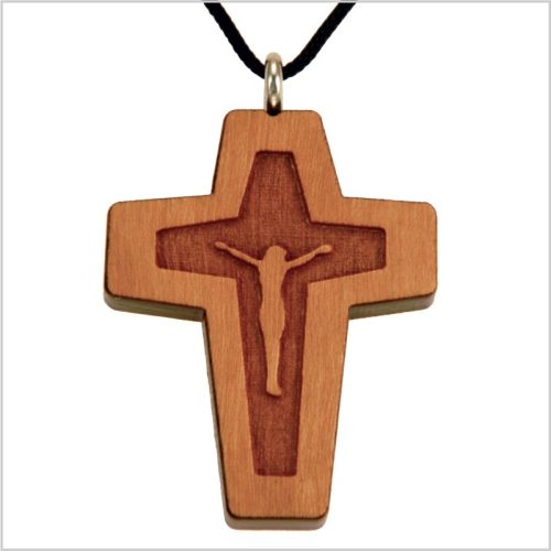 54A - croix en bois, corpus