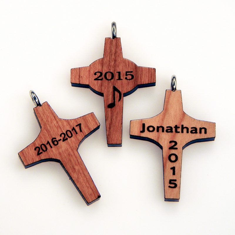 14C - croix en bois, flamme