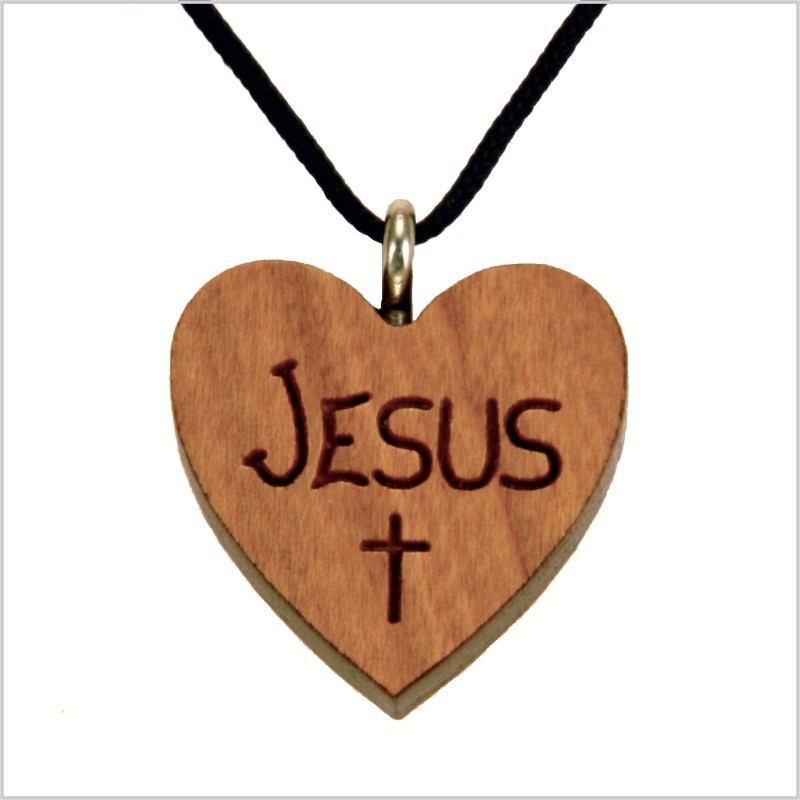 2A- Coeur en bois, Jésus