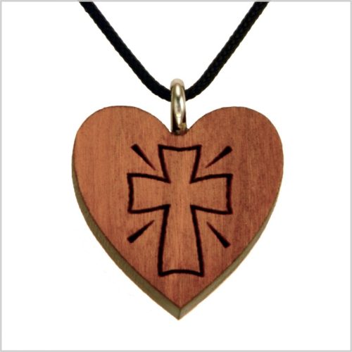 4C- Coeur en bois, croix