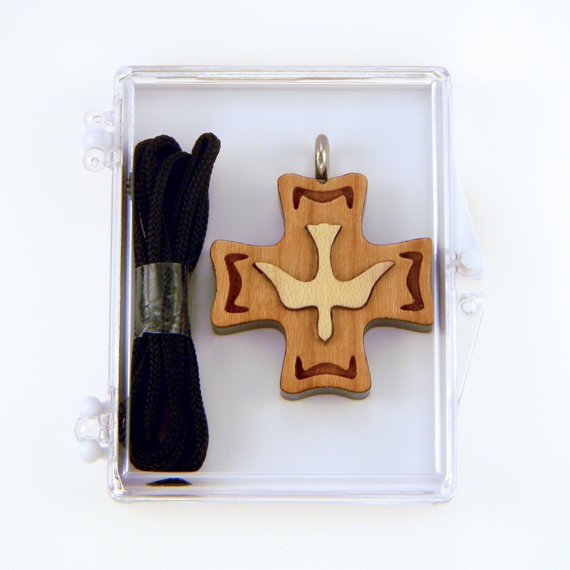 53B - Croix en bois, colombe