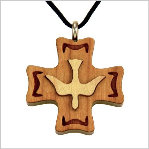 53B - Croix en bois, colombe