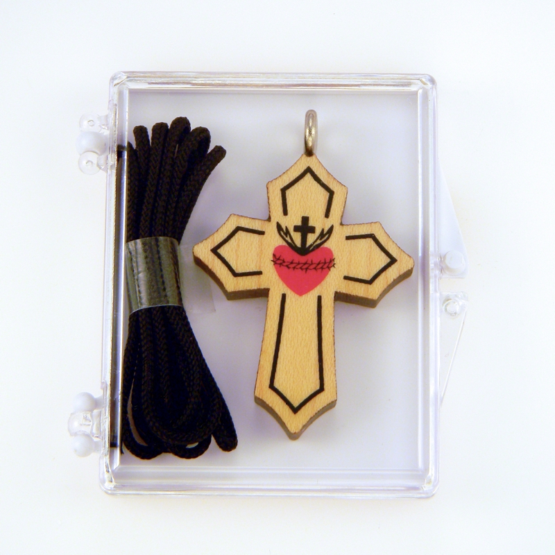 55A - Croix en bois, Sacré-Coeur