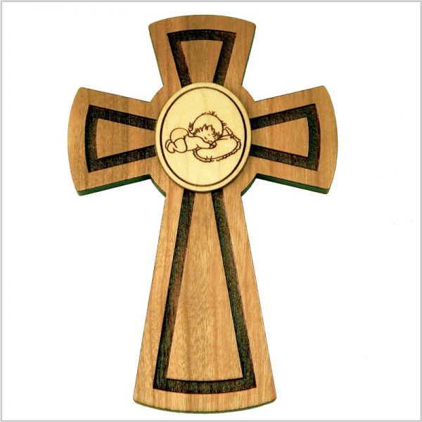83D - Crucifix avec un bébé