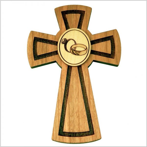 83E - Crucifix avec alliance