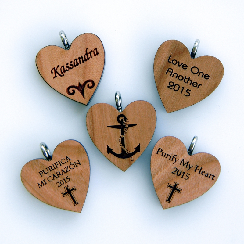 2A- Coeur en bois, Jésus