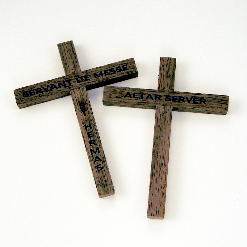 14A - Croix d'aube en bois